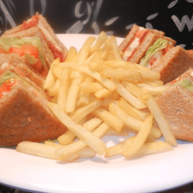 Sándwich Cubano con Papas
