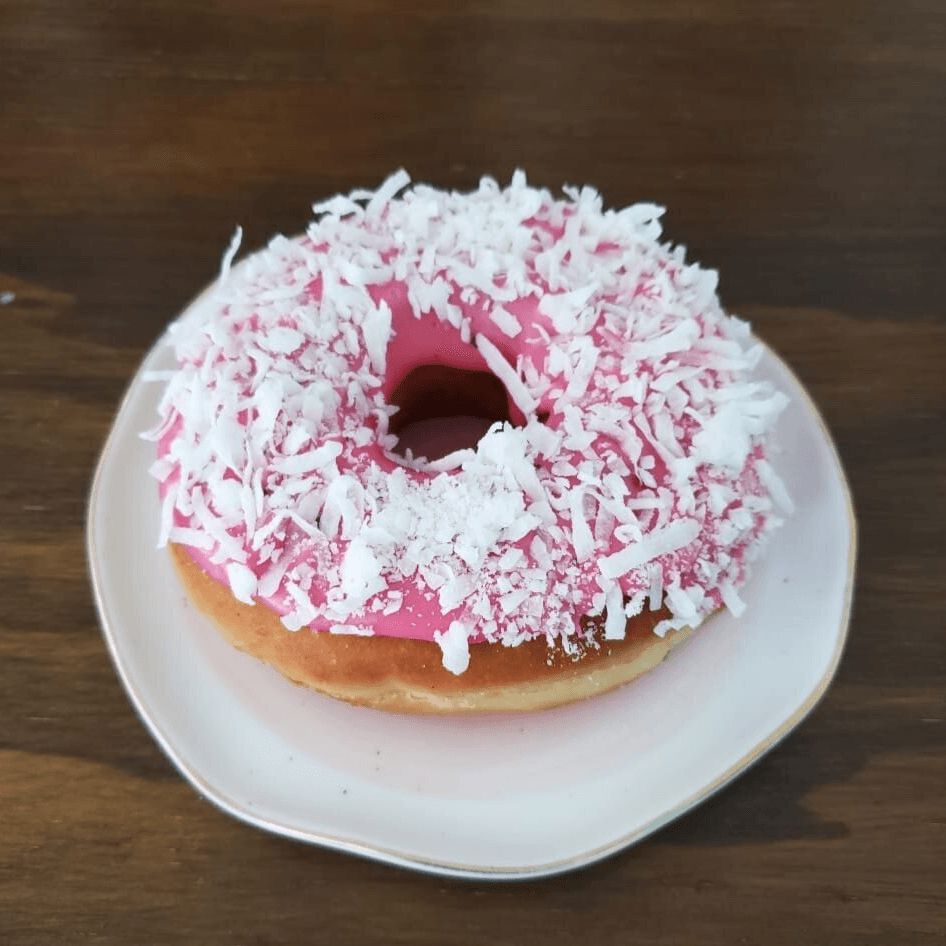 Strawberry Coconut Donut