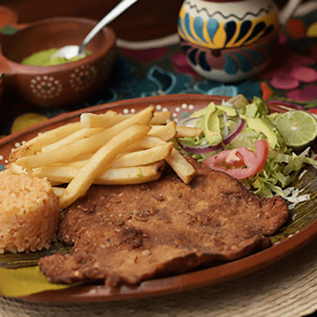 Milanesa de Res o Pollo Empanizado