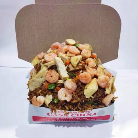 Chow Fan Pollo Camarón (4 Pers)