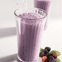Jugo de Mora en Leche
