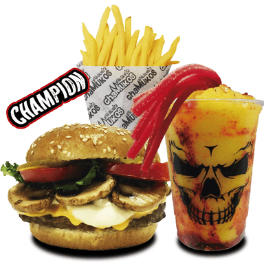 Combo-Champion+Papas+ ChaMuko