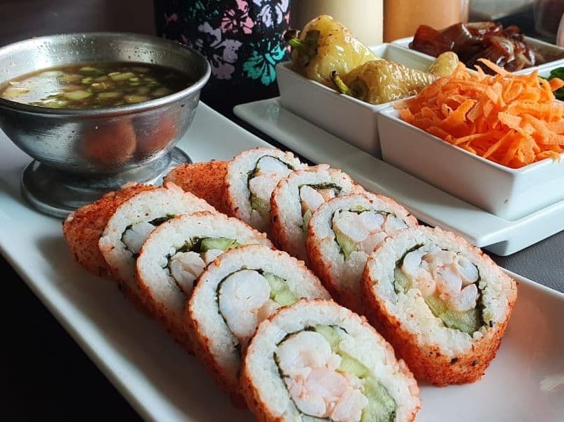Aguachile roll