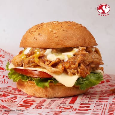 Hamburguesa Desmechada BBQ