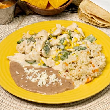Pechuga de pollo a la crema