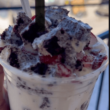 Fresas con Browni