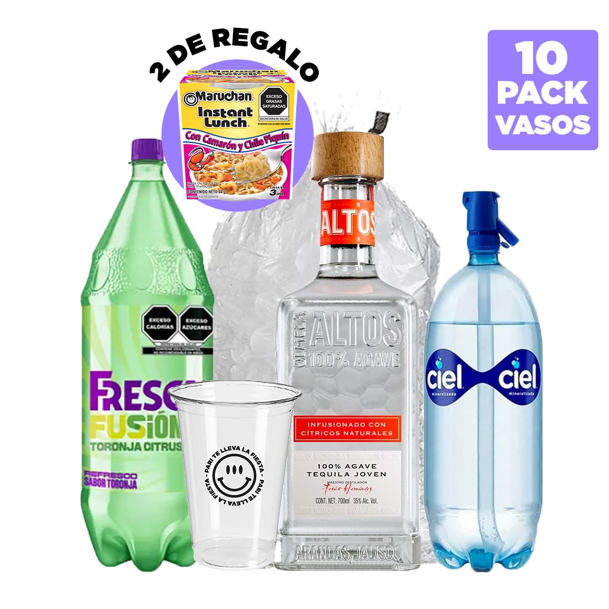 Combo Fresca Fusion 2 L - Altos Tequila Infusion +