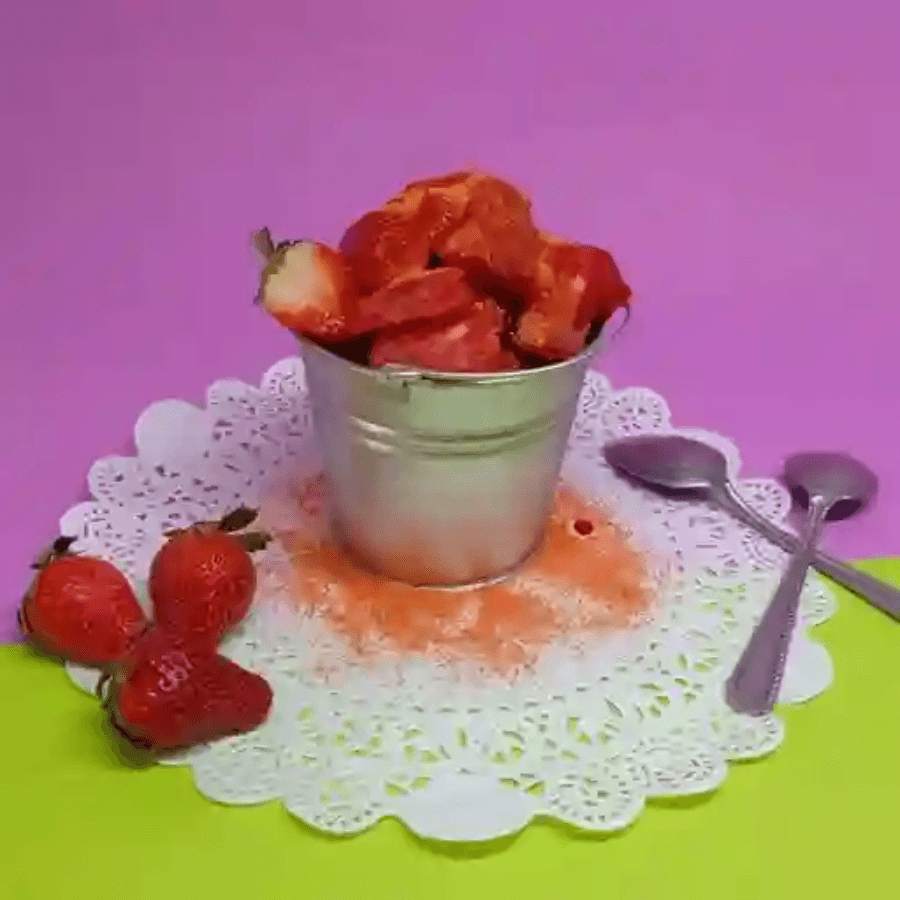 Fresas con Chamoy
