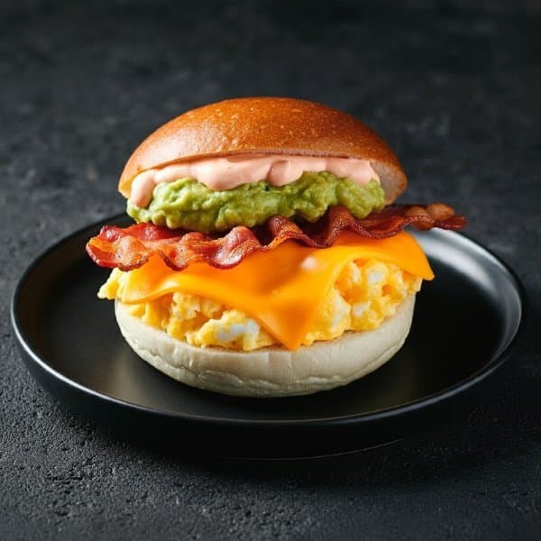 Egg & Bacon Burger