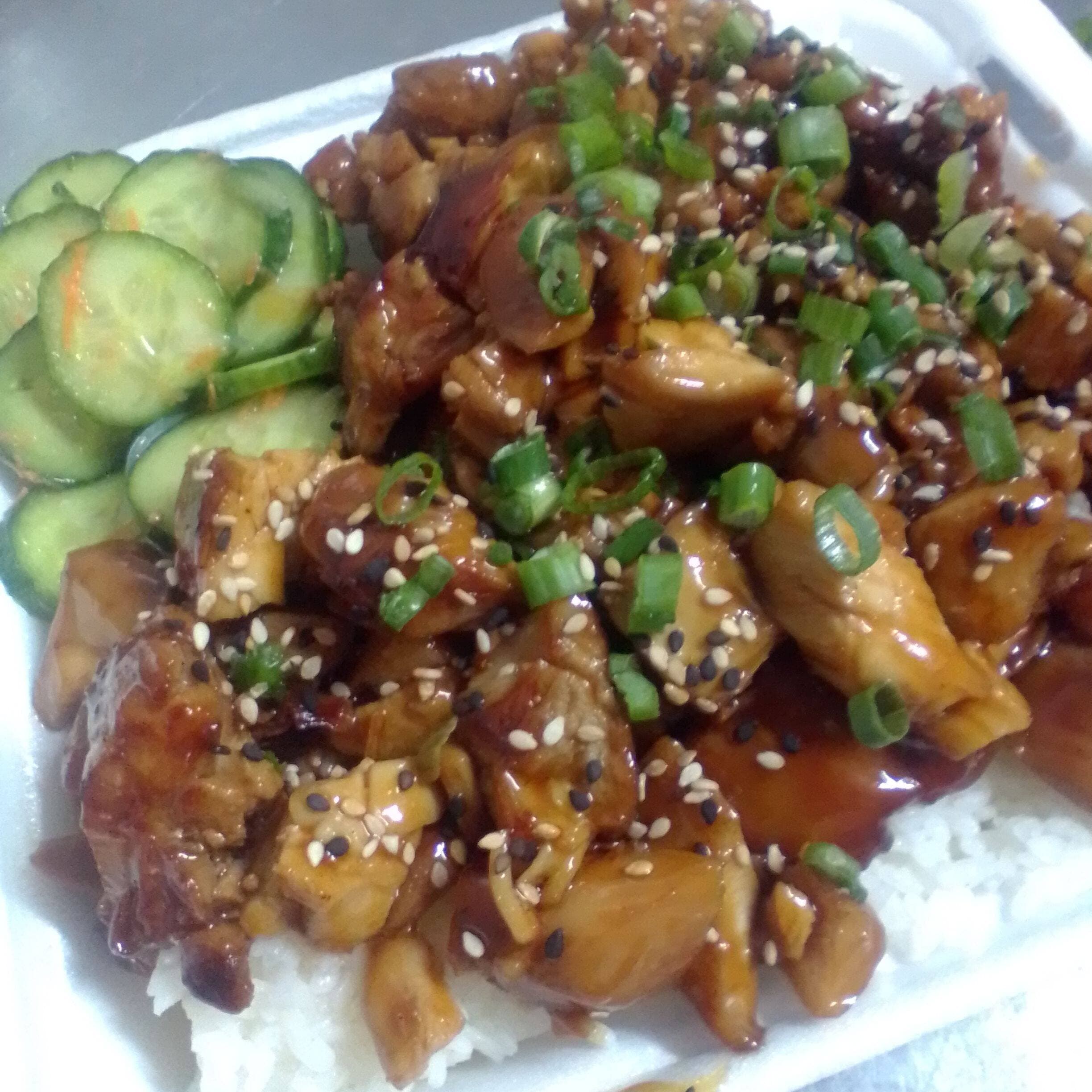 Teriyaki Especial con Cebollin y Ajonjoli