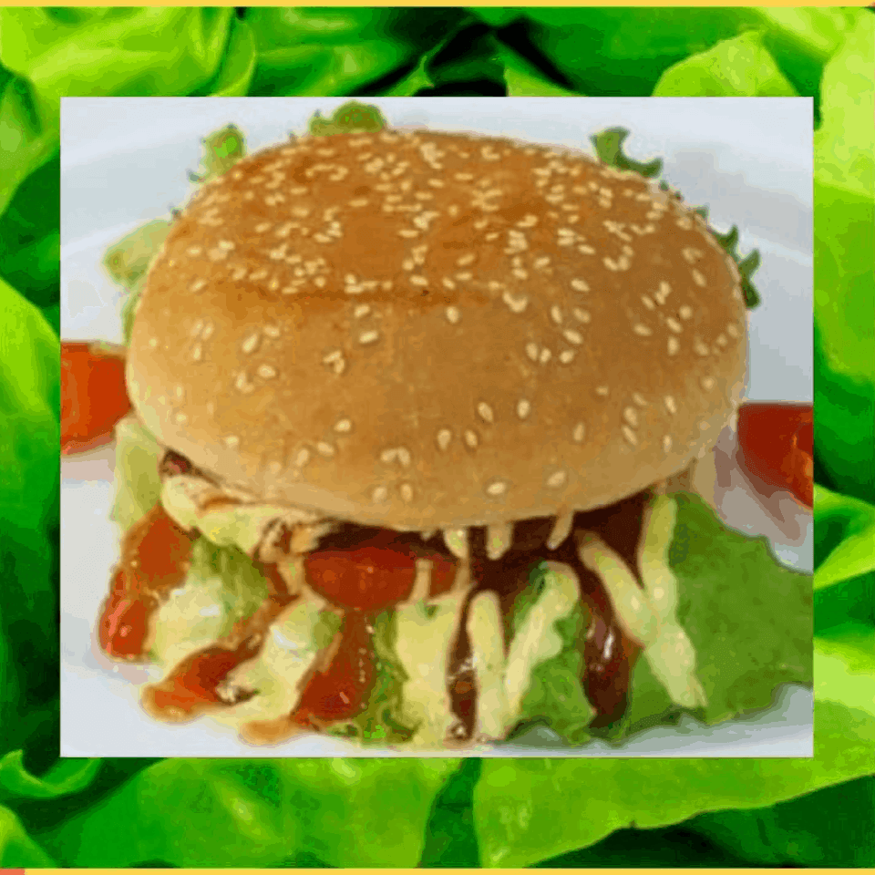 Hamburguesa Grande Jamón y Queso