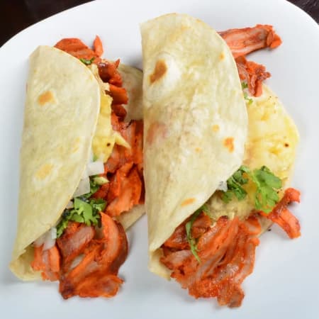 Taco de Harina Sabor a Pastor