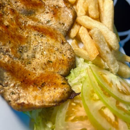 filete de cerdo a la plancha