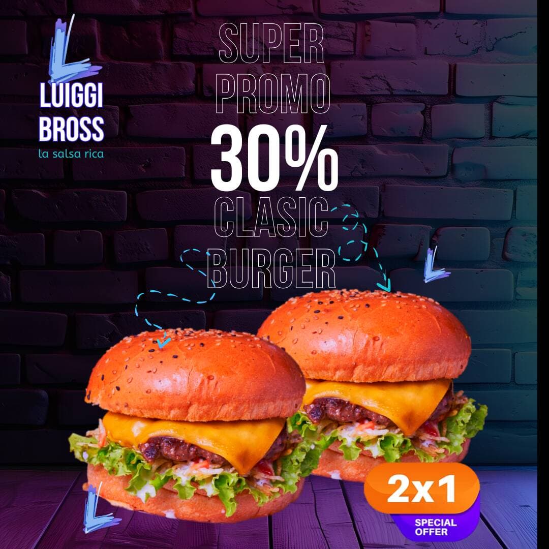 Combo Hamburguesa Federal 2x1