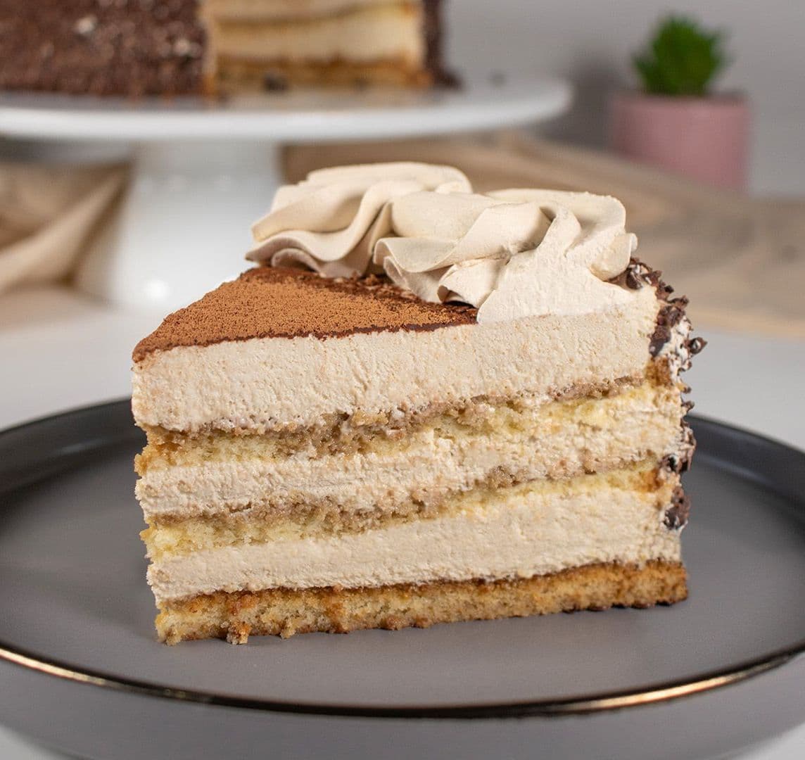Rebanada Pastel Tiramisu