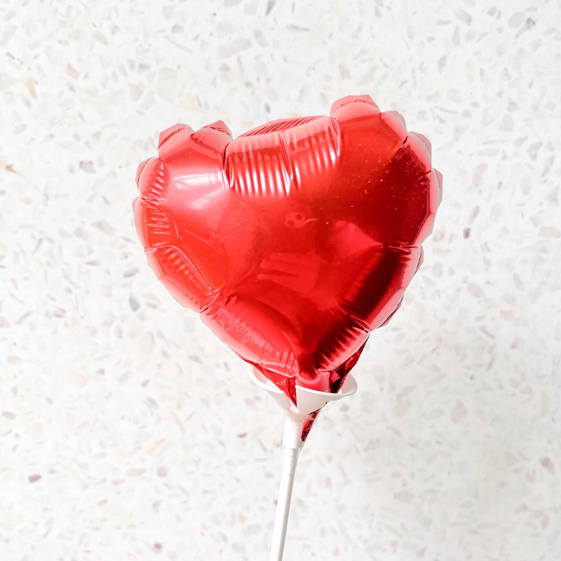 Globo Corazón Rojo