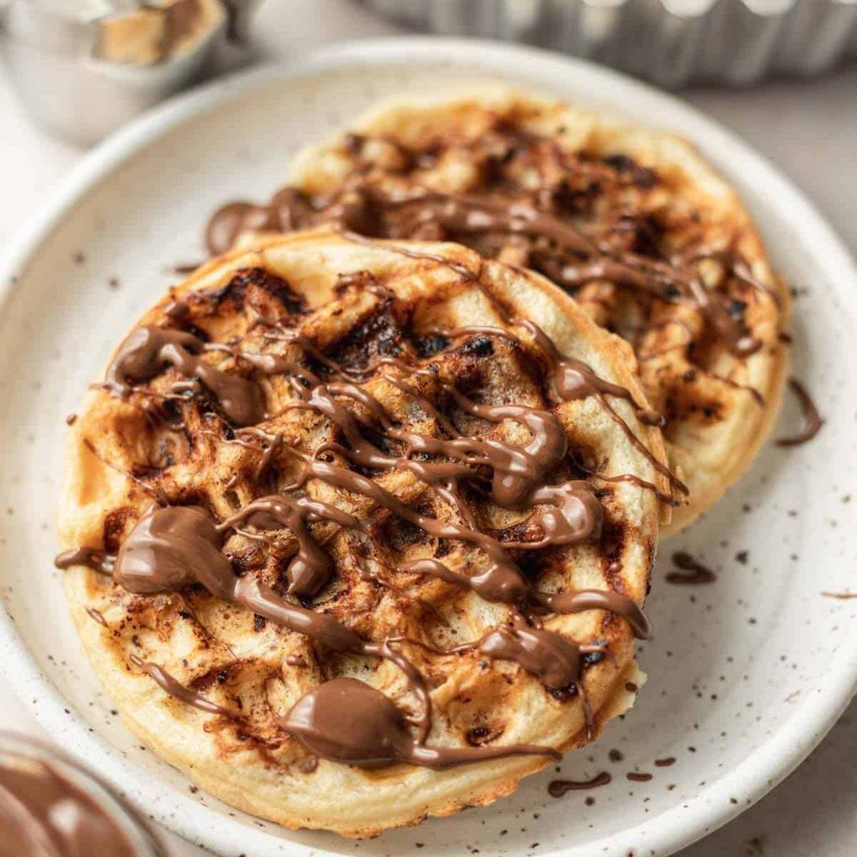 Waffles con NUTELLA
