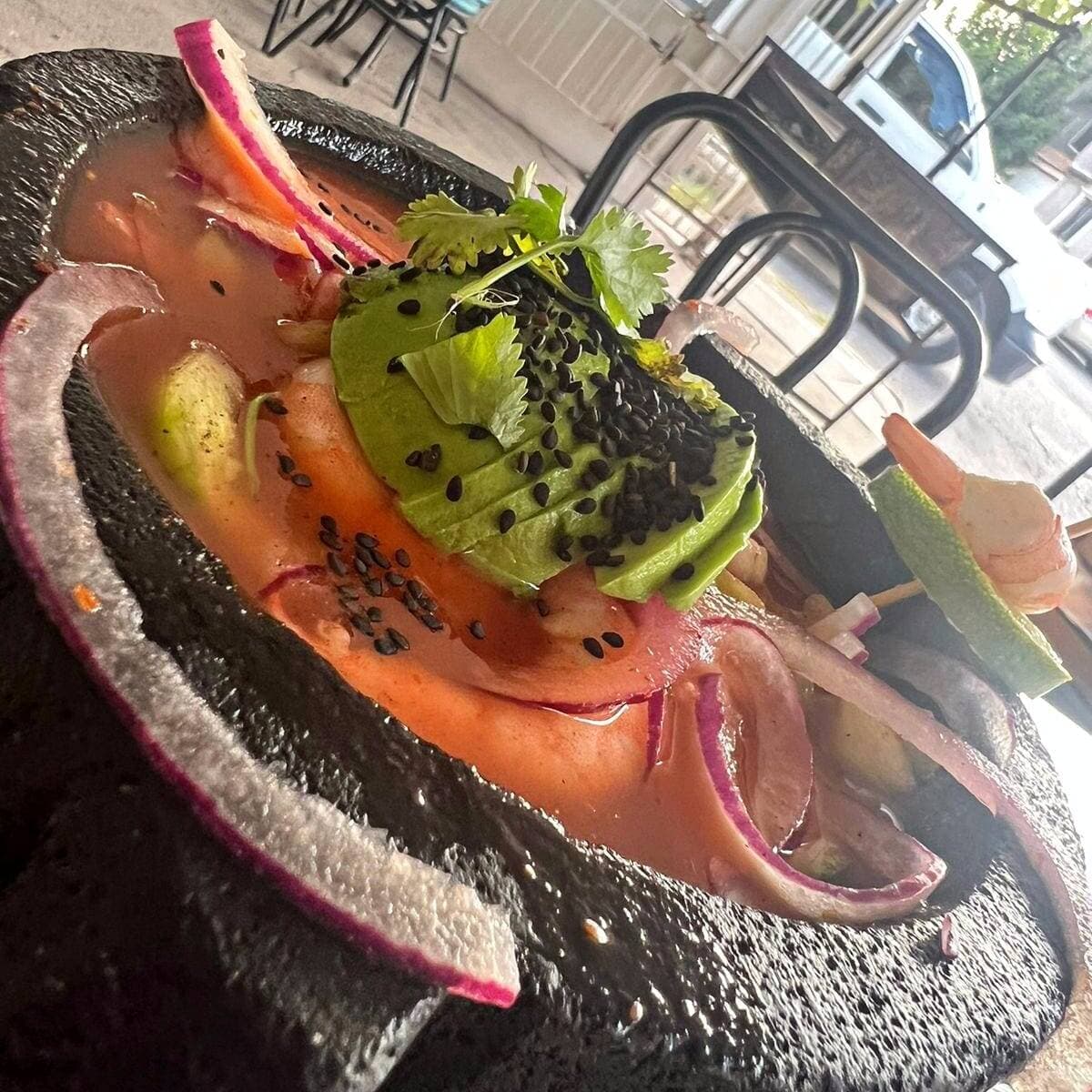 AGUACHILE JUMBO + HORCHATA