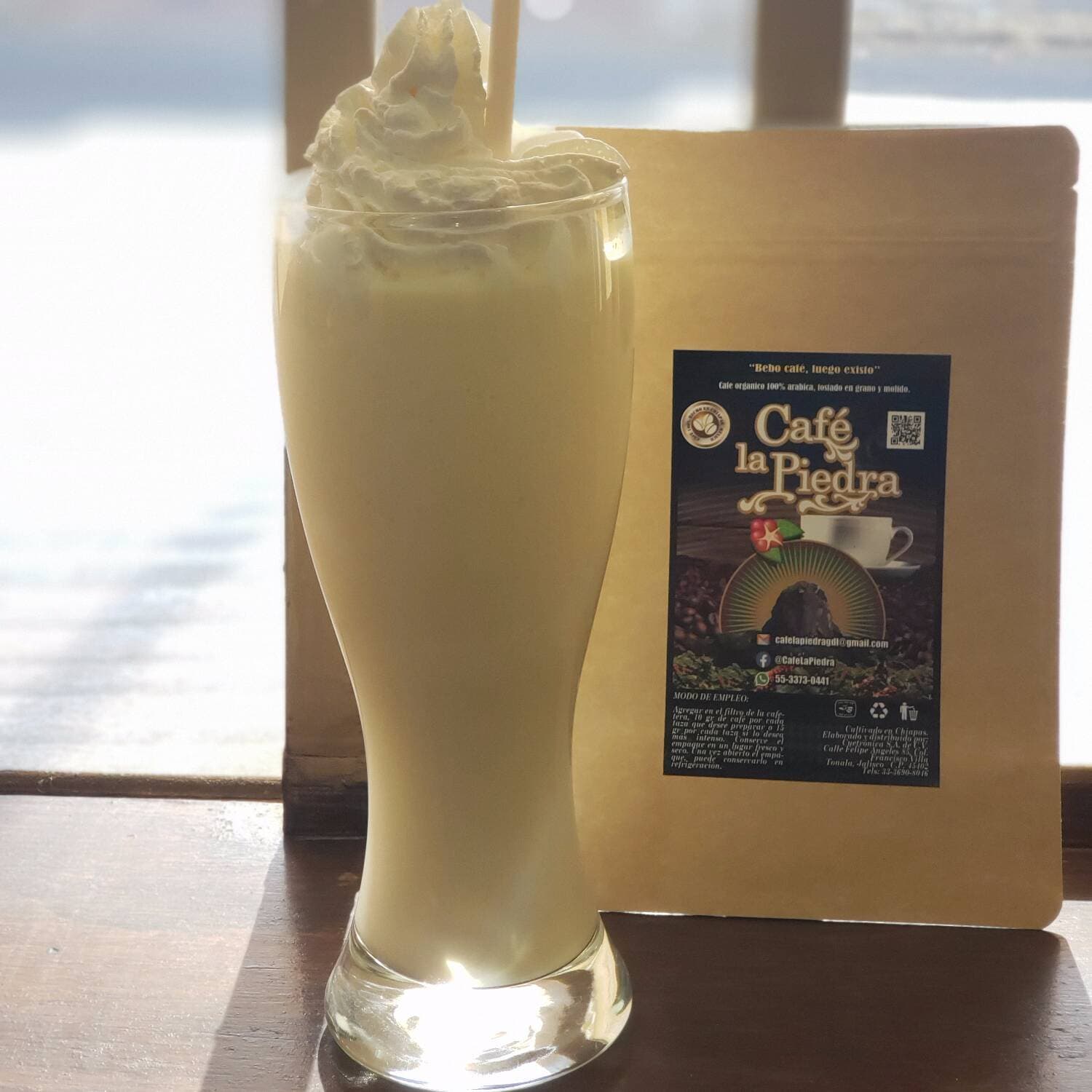 Frappé de Vainilla vaso de 16 oz