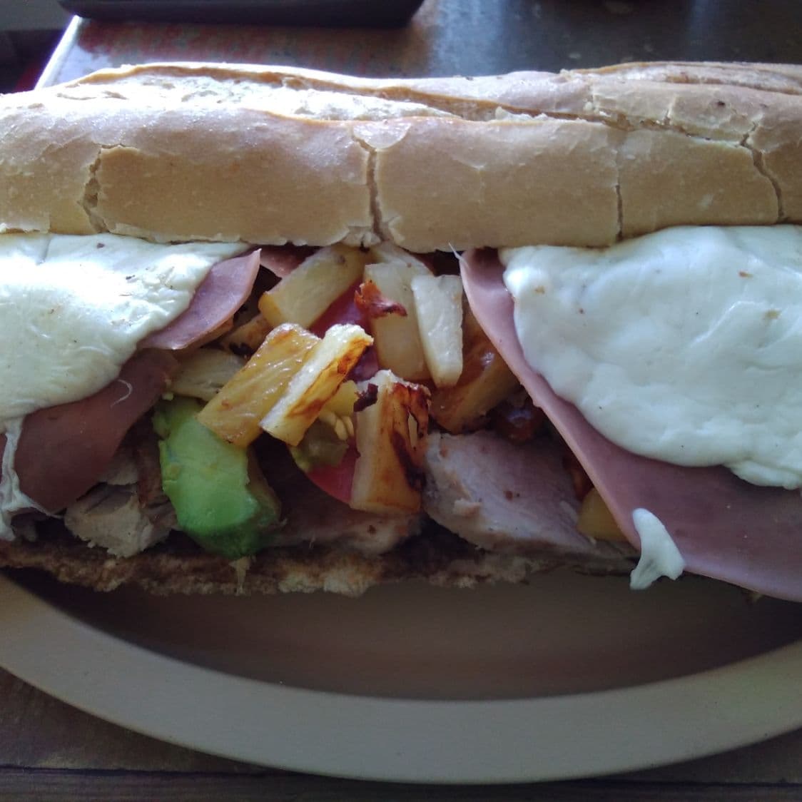 Baguette Hawaiano