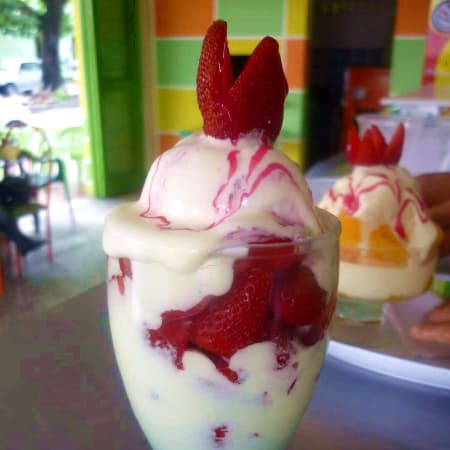 Fresas con Queso