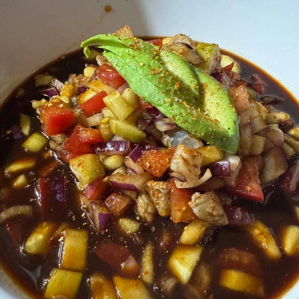 Litro de ceviche del Patrón