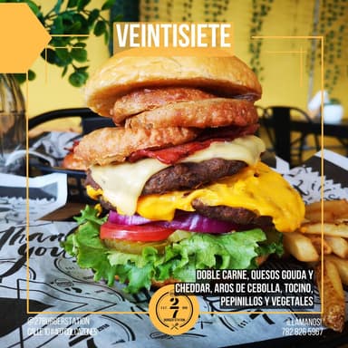Hamburguesa Veintisiete