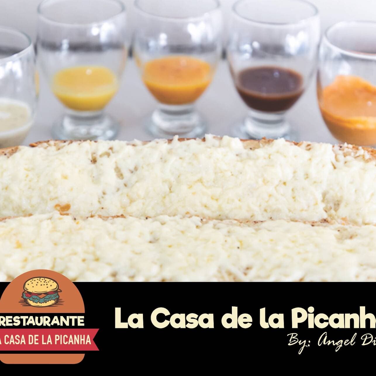 Pan de Ajo con Queso Mozzarella