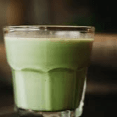 Bubble Tea de Leche de Kiwi