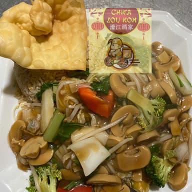 Combinado con Verduras y Champiñones