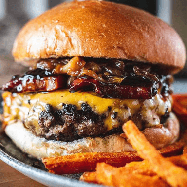 Hamburguesa doble grande