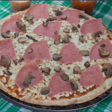 Pizza Familar Jamon Champiñon