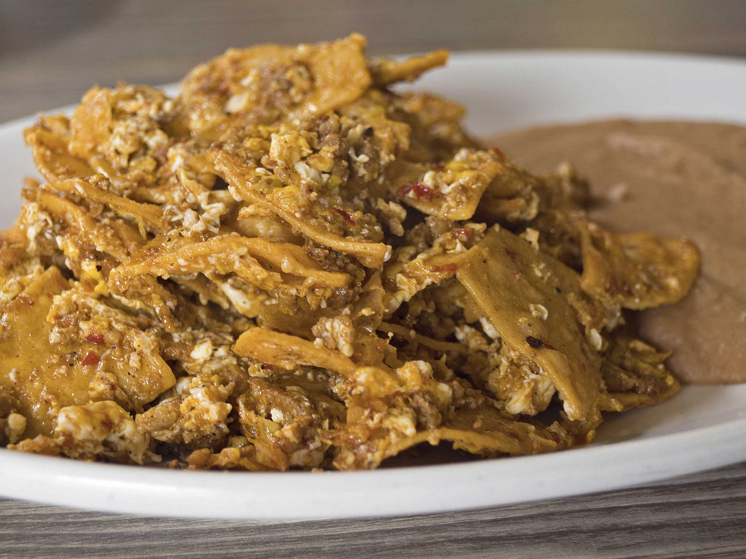 Migas con Huevo y Chorizo