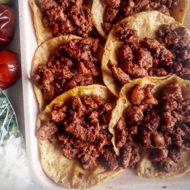 Combo-4 Tacos de Pastor una Papa y una Coca
