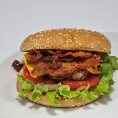 Hamburguesa con Tocino