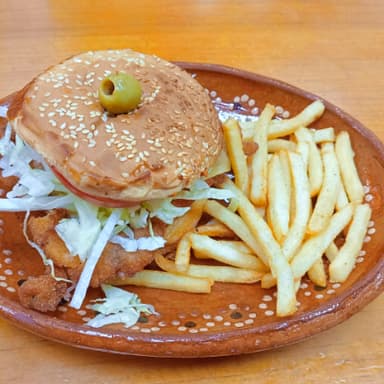 Hamburguesa Pollo Empanizado