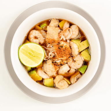 Sopas Japonesa de Mariscos