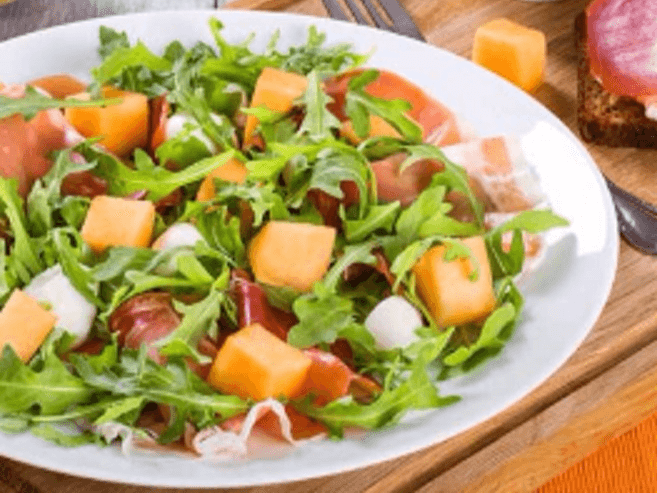 Ensalada de Melón con Jamón Serrano