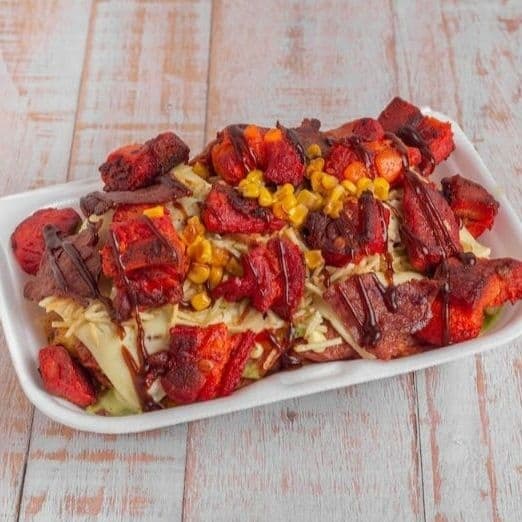 Salchipapa Familiar Costilla BBQ