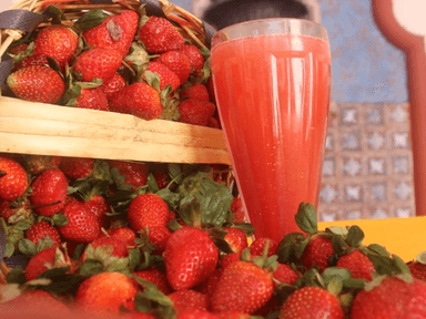 Agua Fresca de Fresa