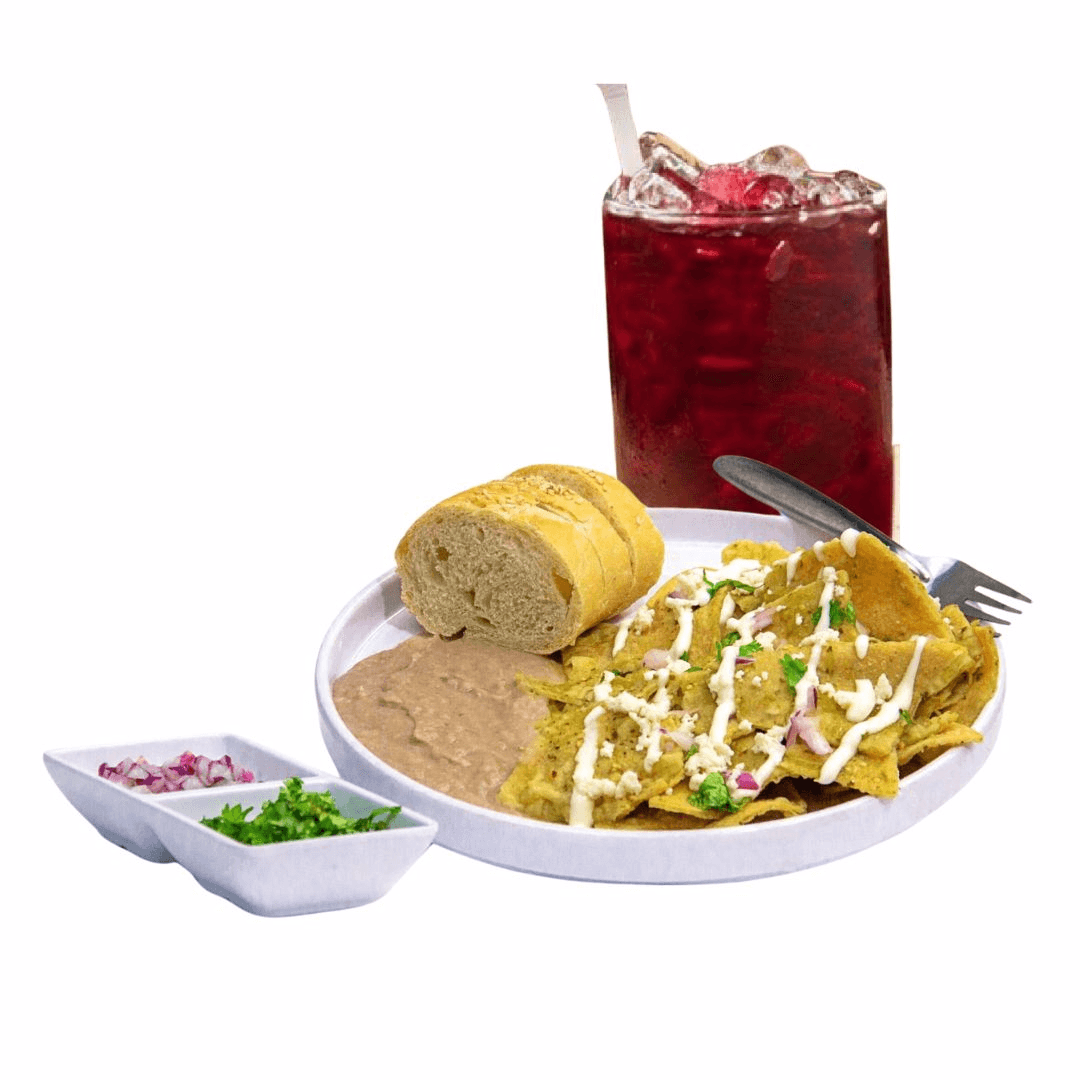 Combo 1 Chilaquiles Sencillos + 1 Agua Fresca