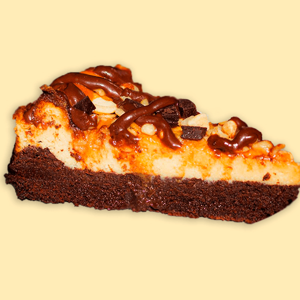 Pastel de Queso Brownie
