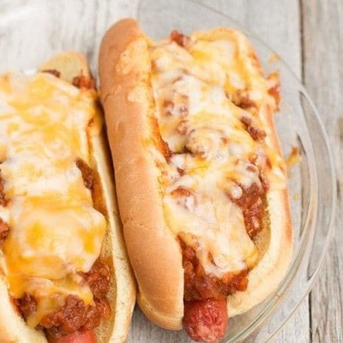 HOT DOG A LOS 3 QUESOS