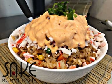 Combo Yakimeshi Verdura y Tampico + Doble Crunchy