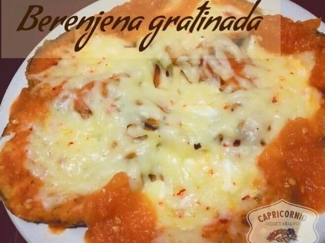Berenjena Gratinada