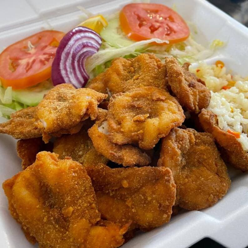 Camarones empanizados