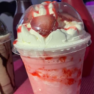 Frappé de fresa