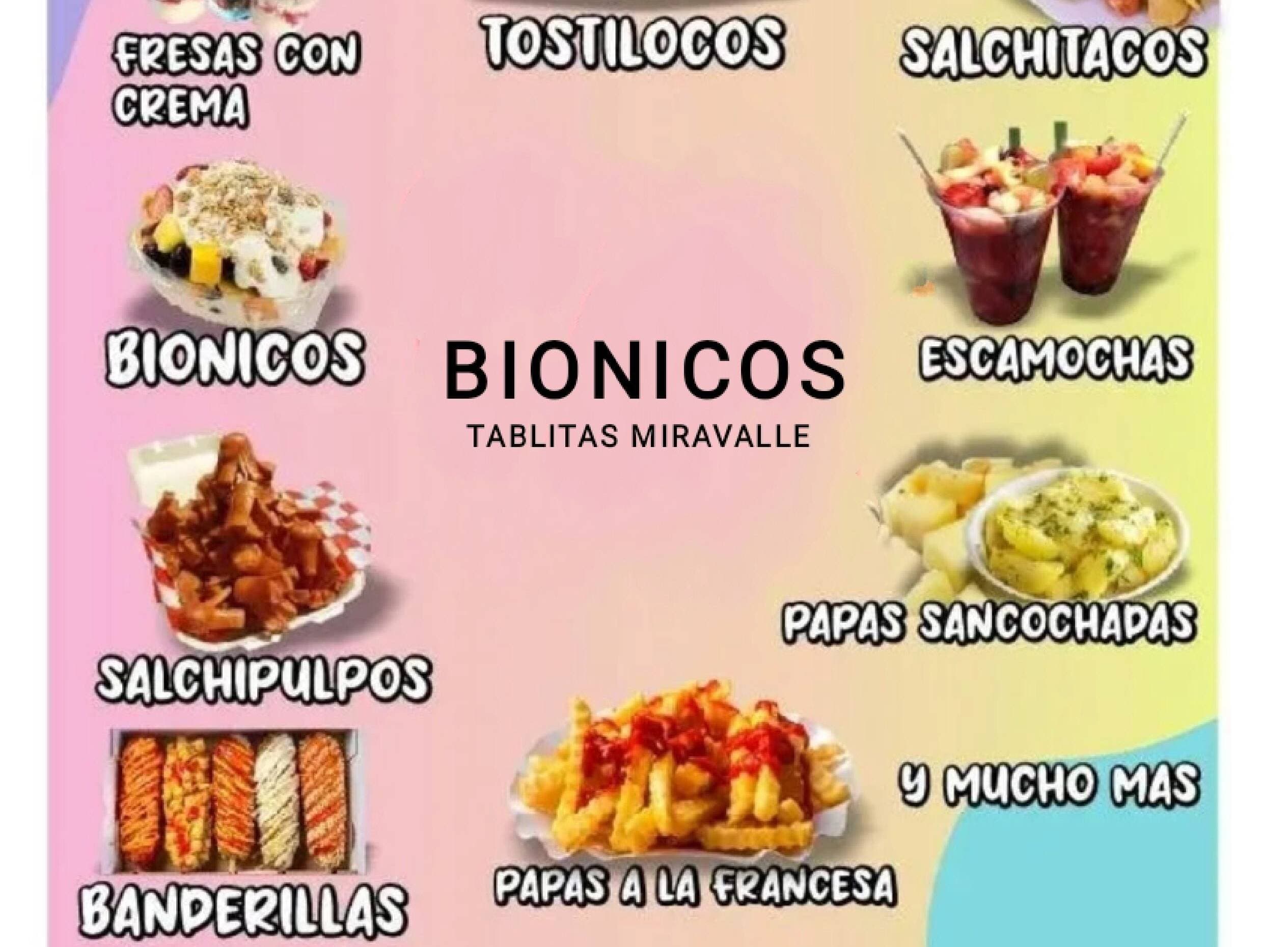 Bionicos miravalle tablitas
