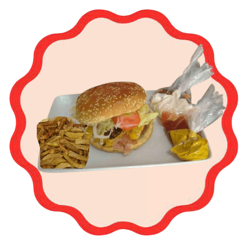 Hamburguesa con Papas