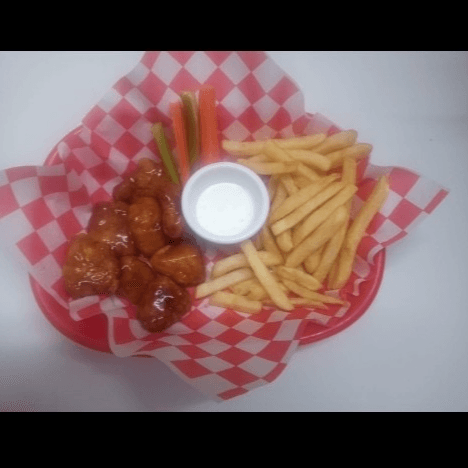 10 BONELESS CON PAPAS FRANCESA